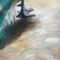 Hand painted oil painting on canvas"Gorgeous peacock"100x150CM(40"x60")Unframed-91