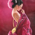 Chinese style Hand painted oil painting on canvas"Chinese beauty"60x90CM(23.6"x35.4")Unframed-56 Chinese style Hand painted oil painting on canvas"Chinese beauty"60x90CM(23.6"x35.4")Unframed-56