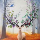 Hand painted oil painting on canvas"The King Of Milu Deer"60x90CM(23.6"x35.4")Unframed-19 Hand painted oil painting on canvas"The King Of Milu Deer"60x90CM(23.6"x35.4")Unframed-19