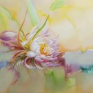 Hand painted oil painting on canvas"Abstract flower"60x90CM(23.6"x35.4")Unframed-128