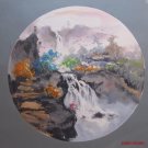 Hand painted oil painting on canvas"Creek"80x80CM(33"x33")Unframed-644