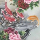 Hand painted oil painting on canvas"Peony"80x160CM(33"x63")Unframed-45