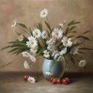 Simple modern Hand painted oil painting on canvas"Flowers"50x60CM(19.7"x23.6")Unframed-56