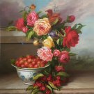 Simple modern Hand painted oil painting on canvas"Flowers"50x60CM(19.7"x23.6")Unframed-57
