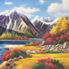 American style Hand painted oil painting on canvas"Creek"70x180CM(27.6"x70.9")Unframed-656