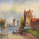 Hand painted oil painting on canvas"Image of the countryside"50x60CM(19.7"x23.6")Unframed-184 Hand painted oil painting on canvas"Image of the countryside"50x60CM(19.7"x23.6")Unframed-184