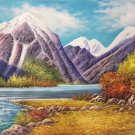 American style Hand painted oil painting on canvas"Creek"70x180CM(27.6"x70.9")Unframed-682