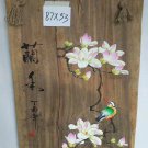 Pure handmade painting on wood-07