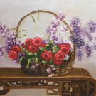 Simple modern Hand painted oil painting on canvas"Flowers"60x90CM(23.6"x35.4")Unframed-67