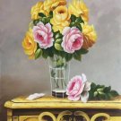 Simple modern Hand painted oil painting on canvas"Flowers"60x90CM(23.6"x35.4")Unframed-73