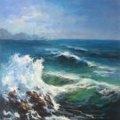 Simple modern Hand painted oil painting on canvas"Waves"70x100CM(30"x40")Unframed-34 Simple modern Hand painted oil painting on canvas"Waves"70x100CM(30"x40")Unframed-34