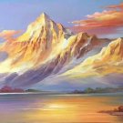 American style Hand painted oil painting on canvas"Creek"60x180CM(23.6"x70.9")Unframed-724 American style Hand painted oil painting on canvas"Creek"60x180CM(23.6"x70.9")Unframed-724