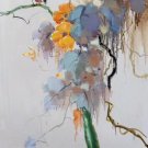 Hand painted oil painting on canvas"Cute bird"60x120CM(24"x48")Unframed-53