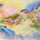 Hand painted oil painting on canvas"abstract carp"70x180CM(30"x72")Unframed-24 Hand painted oil painting on canvas"abstract carp"70x180CM(30"x72")Unframed-24