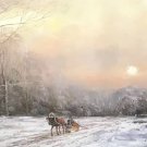 Hand-painted oil painting on canvas"Abstract snow scenery"30x120cm(12'' X 48'')Unframed-15 Hand-painted oil painting on canvas"Abstract snow scenery"30x120cm(12'' X 48'')Unframed-15