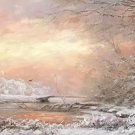 Hand-painted oil painting on canvas"Abstract snow scenery"30x120cm(12'' X 48'')Unframed-17 Hand-painted oil painting on canvas"Abstract snow scenery"30x120cm(12'' X 48'')Unframed-17