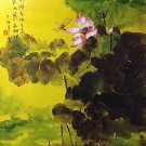Hand painted oil painting on canvas"Abstract lotus"50x70CM(20"x30")Unframed-86 Hand painted oil painting on canvas"Abstract lotus"50x70CM(20"x30")Unframed-86