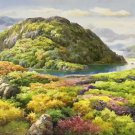 American style Hand painted oil painting on canvas"Creek"70x180CM(27.6"x70.9")Unframed-733