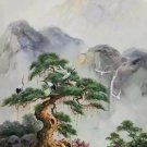 Hand painted oil painting on canvas"Creek"60x120CM(23.6"x47.2")Unframed-741