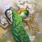 Simple modern Hand painted oil painting on canvas"Gorgeous peacock"80x160CM(33"x63")Unframed-100