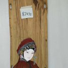 Pure handmade painting on wood-17