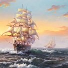 Hand painted oil painting on canvas"Adventure sailboat"70x180CM(27.6"x70.9")Unframed-92 Hand painted oil painting on canvas"Adventure sailboat"70x180CM(27.6"x70.9")Unframed-92