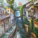 Hand painted oil painting on canvas"Image of the countryside"75x100CM(30"x40")Unframed-206 Hand painted oil painting on canvas"Image of the countryside"75x100CM(30"x40")Unframed-206