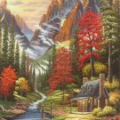 Hand painted oil painting on canvas"Image of the countryside"80x160CM(33"x63")Unframed-207 Hand painted oil painting on canvas"Image of the countryside"80x160CM(33"x63")Unframed-207