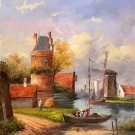 Hand painted oil painting on canvas"Image of the countryside"50x60CM(19.7"x23.6")Unframed-208 Hand painted oil painting on canvas"Image of the countryside"50x60CM(19.7"x23.6")Unframed-208