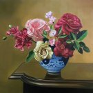 Simple modern Hand painted oil painting on canvas"Flowers"50x60CM(20"x24")Unframed-77