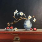 Simple modern Hand painted oil painting on canvas"Flowers"50x60CM(20"x24")Unframed-81