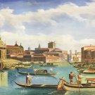 European style Hand painted oil painting on canvas"Venice"70x180CM(30"x72")Unframed-45