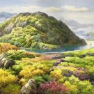 American style Hand painted oil painting on canvas"Creek"70x180CM(27.6"x70.9")Unframed-756