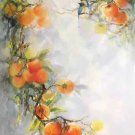 Simple modern Hand painted oil painting on canvas"peach"60x120CM(24"x48")Unframed-98