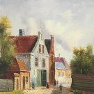 Hand painted oil painting on canvas"Image of the countryside"50x60CM(19.7"x23.6")Unframed-219