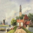 Hand painted oil painting on canvas"Image of the countryside"50x60CM(19.7"x23.6")Unframed-220 Hand painted oil painting on canvas"Image of the countryside"50x60CM(19.7"x23.6")Unframed-220