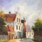 Hand painted oil painting on canvas"Image of the countryside"50x60CM(19.7"x23.6")Unframed-228
