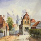 Hand painted oil painting on canvas"Image of the countryside"50x60CM(19.7"x23.6")Unframed-230