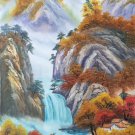 Hand painted oil painting on canvas"Creek"60x120CM(23.6"x47.2")Unframed-771