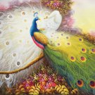 Simple modern Hand painted oil painting on canvas"Gorgeous peacock"60x90CM(23.6"x35.4")Unframed-106