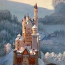 Hand painted oil painting on canvas"castle"60x90CM(23.6"x35.4")Unframed-796