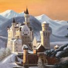 Hand painted oil painting on canvas"castle"60x90CM(23.6"x35.4")Unframed-797