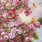 Hand painted oil painting on canvas"Peach blossom"60x120CM(24"x48")Unframed-154