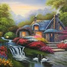 Hand painted oil painting on canvas"Image of the countryside"50x60CM(19.7"x23.6")Unframed-239 Hand painted oil painting on canvas"Image of the countryside"50x60CM(19.7"x23.6")Unframed-239