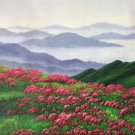 Hand painted oil painting on canvas"Flowers in clusters"60x90CM(23.6"x35.4")Unframed-807