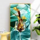 Modern abstract Wall Decor gold foil golden red wine cup decoration Art painting-05 Modern abstract Wall Decor gold foil golden red wine cup decoration Art painting-05