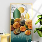 Modern abstract golden annual ring light luxury decorative Wall Decor Art painting-09