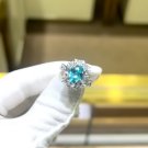 AS14M Cultivated colored gemstone ring, 3.6ct