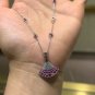 ZH187O Cultivated colored gemsto nenecklace