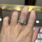 NW49M Lab moissanite ring 3ct